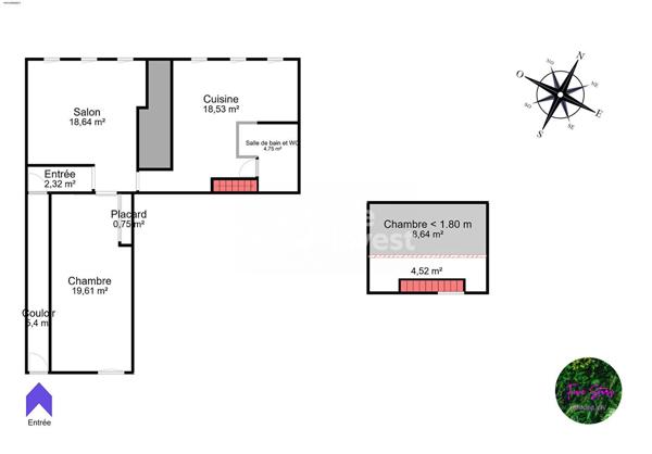 Appartement Vezelise 3 pièces 72m²