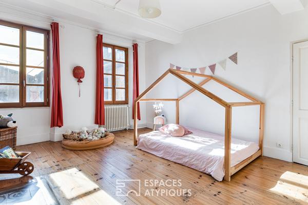 Maison de caractère avec terrasses et volumes exceptionnels