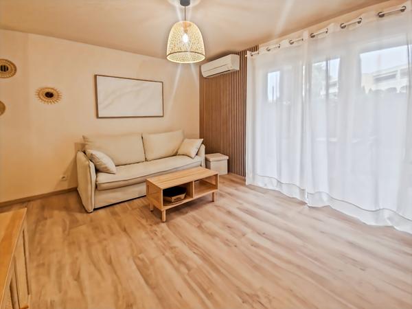 Appartement Le Cannet 1 pièce 23.48 m2 - terrasse - PARKING