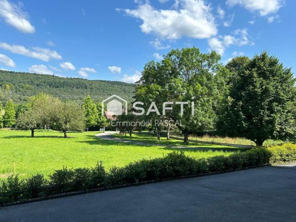 Maison (petit immeuble) découpée en plusieurs appartements avec grand terrain