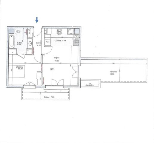 Appartement LAGNY SUR MARNE 2 pièce(s) 51 m2 + parking + cave