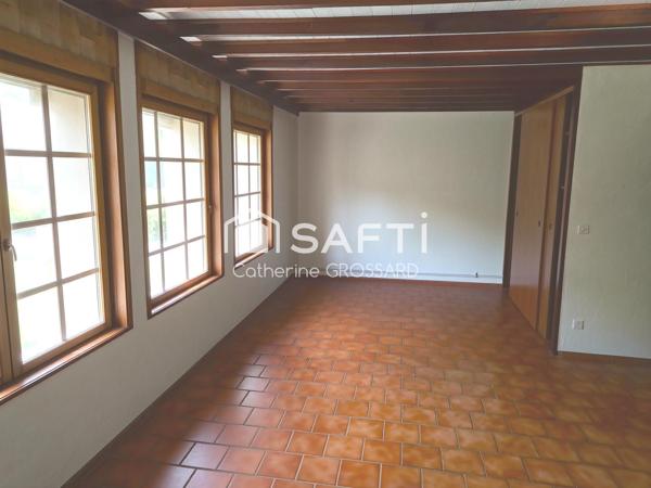 Semi plain pied 90 m², 3 ch, Jardin, Grand garage