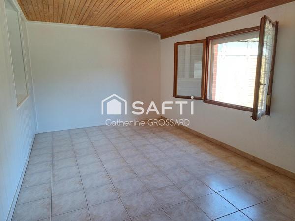 Semi plain pied 90 m², 3 ch, Jardin, Grand garage