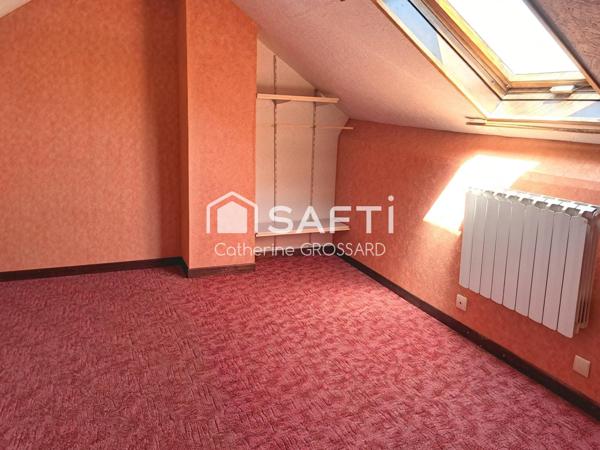 Semi plain pied 90 m², 3 ch, Jardin, Grand garage