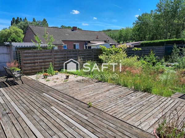 Semi plain pied 90 m², 3 ch, Jardin, Grand garage