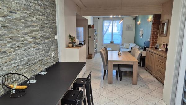 Maison centre ville 3 chambres + jardin