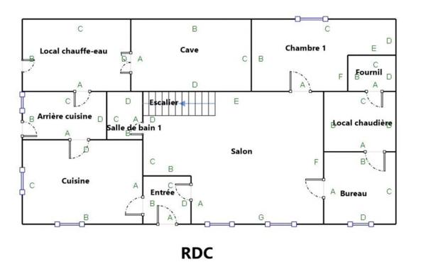 Maison 7 pièces 204 m2 avec grandes dépendances.