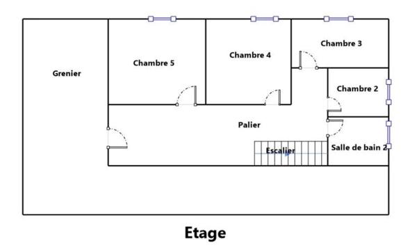 Maison 7 pièces 204 m2 avec grandes dépendances.