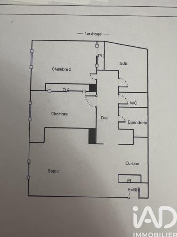 Appartement à vendre 3 pièces 54 m² Vias