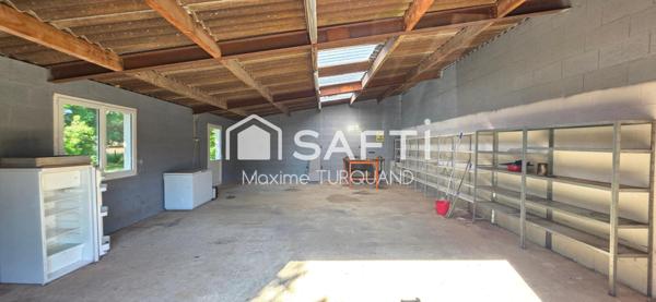 Maison 127m², 3 chambres, dépendances XL, 3000m² de terrain.