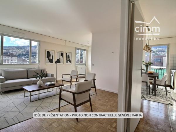 A VENDRE SALLANCHES CENTRE-VILLE (74700) APPARTEMENT 4 PIECES ET PLACE DE PARKING COUVERTE