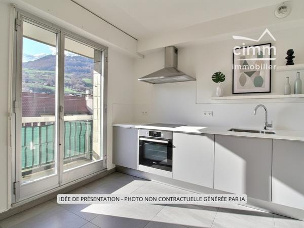 A VENDRE SALLANCHES CENTRE-VILLE (74700) APPARTEMENT 4 PIECES ET PLACE DE PARKING COUVERTE