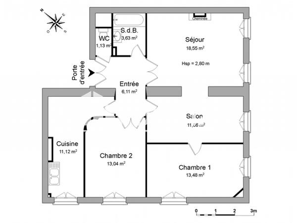 Location Appartement 3 pièces 78.72 m² - 1 RUE DES CARMES Nancy 54000