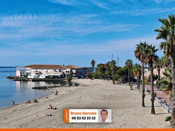 Appartement à vendre 2 pièces avec terrasse sur étang et parkings sécurisés à MEZE (34)