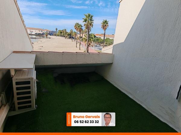 Appartement à vendre 2 pièces avec terrasse sur étang et parkings sécurisés à MEZE (34)