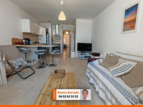 Appartement à vendre 2 pièces avec terrasse sur étang et parkings sécurisés à MEZE (34)