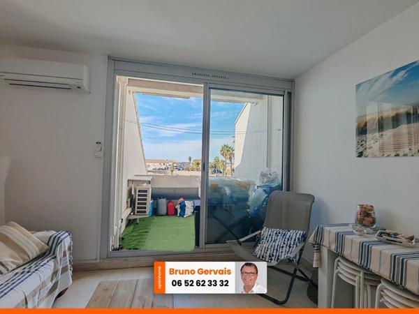 Appartement à vendre 2 pièces avec terrasse sur étang et parkings sécurisés à MEZE (34)