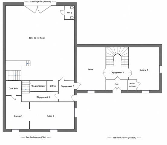PROJET DE RÉNOVATION – MAISON DE MAÎTRE + SECONDE MAISON AVEC TERRASSE TROPÉZIENNE