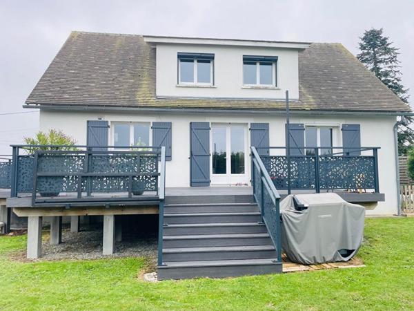 Maison 180m2 rénovée, 5 chambres, sous-sol total, garage, terrain 1000m2