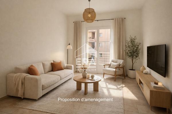 A VENDRE - NICE/CALIFORNIE : Appartement 2 pièces 41 m2, balcon