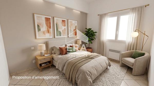 A VENDRE - NICE/CALIFORNIE : Appartement 2 pièces 41 m2, balcon