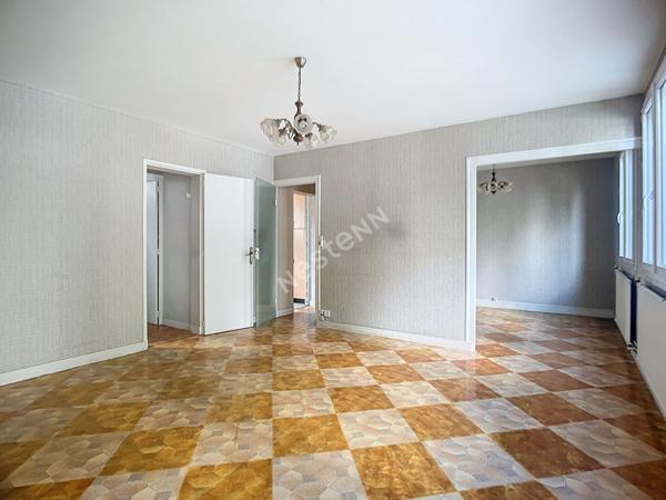 À vendre : Appartement 4 pièces, deux chambres à Rezé 64m² - Pont-Rousseau