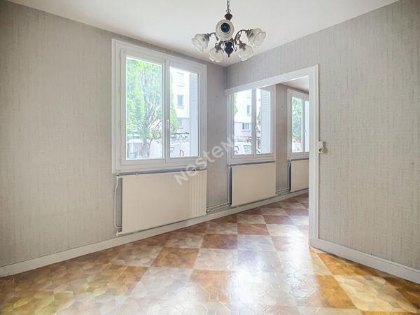 À vendre : Appartement 4 pièces, deux chambres à Rezé 64m² - Pont-Rousseau