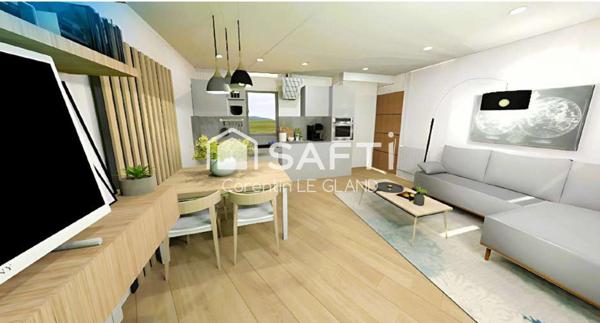 Appartement neuf avec jardin près de la plage !