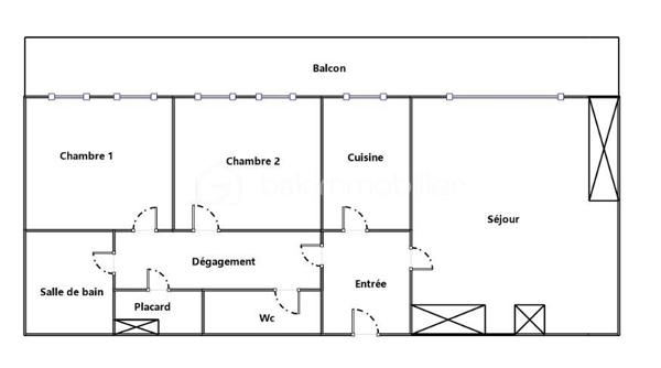 Appartement de 71,41 m²