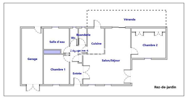 Maison 3 pièces - 115 m²