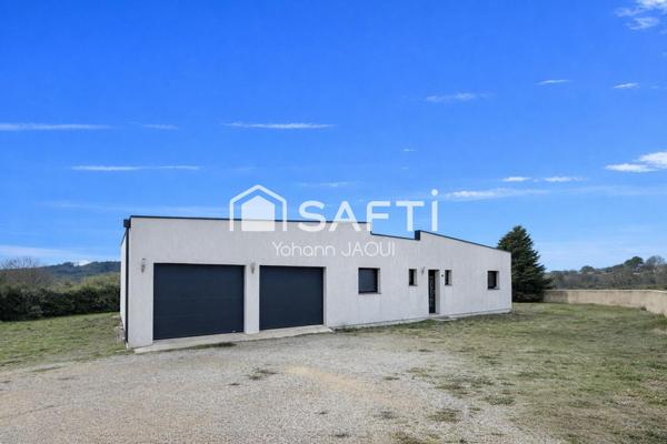 Maison de plain-pied récente – 138 m² utiles