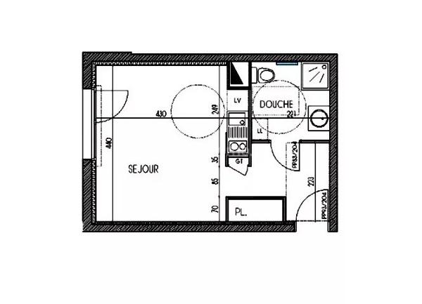 Vente Appartement 1 pièces 28 m2 à Clermont-Ferrand