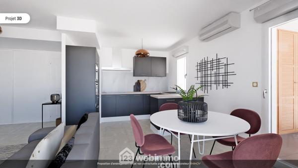 Appartement 87 m² à Marseille 13009