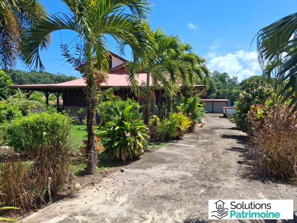 Villa à vendre à Macouria – 3 chambres, bureau, mezzanine, jacuzzi, sauna, grande parcelle de 1 681 m²