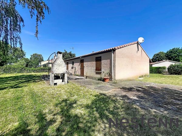 Maison de plain pied à Carbonne avec jardin et garage