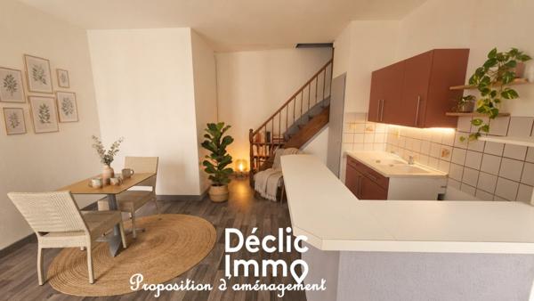 Vente maison de ville Niort, 49m² 3 pièces 95 000€ Deux-sèvres