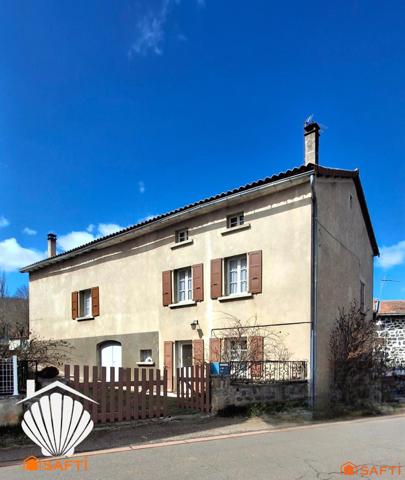 Beau corps de ferme avec une partie habitable de 115 m² + grange 200 m² + garage