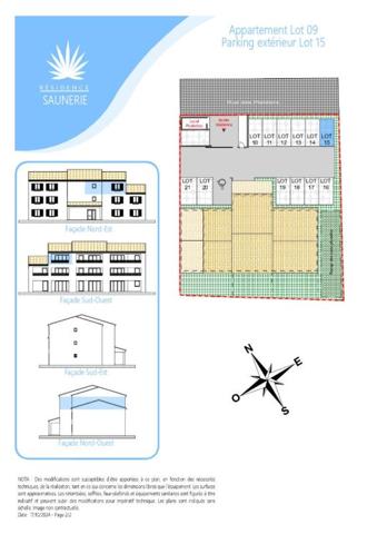 Dernier Etage Appartement Manosque 2 pièces 51 m² - 199 000 Euros -