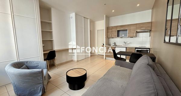 Location Studio meublé 27.3 m² - Lyon 69002