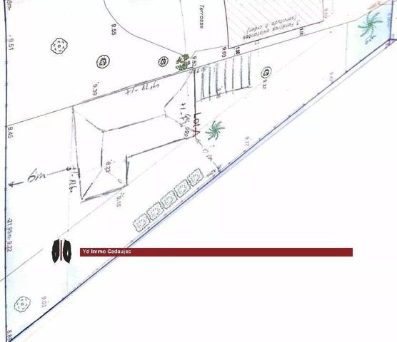 Vente immobilière : Terrain constructible à Cadaujac   550 m² 139 750 €- YD Immo Cadaujac.