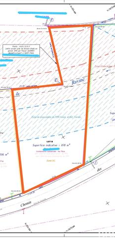 Terrain à vendre 870 m² Saint-Paul