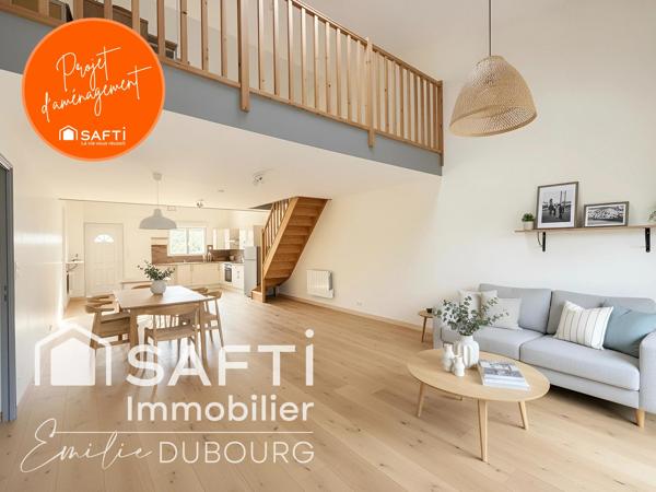 Maison rénovée et lumineuse - 120m² - 4 pièces