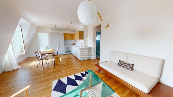 Appartement Paris 19eme - 3 pièces d'environ 61m2 au sol