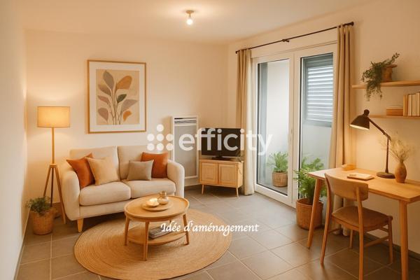 Appartement 1 pièce - 29 m² Exclusivité efficity