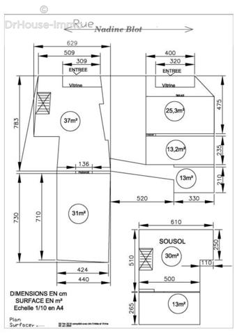 Commerce à vendre 2 pièces de 119 m²