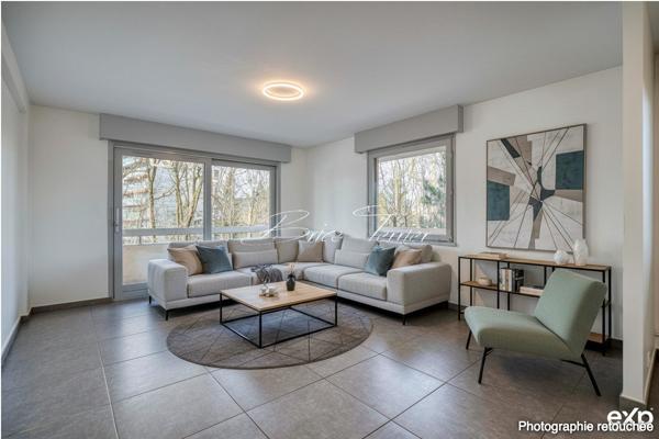 T4 84 m² – Douane Moëllesulaz – Balcon 38 m² – Tram au pied - Idéal frontalier