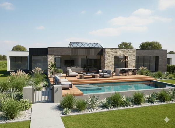 Maison vue mer à vendre Saint Gildas de Rhuys- Plage des Goh Velins