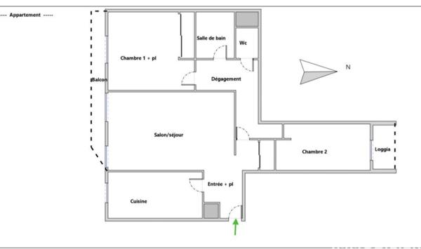 Appartement à vendre 3 pièces 71 m² Longjumeau