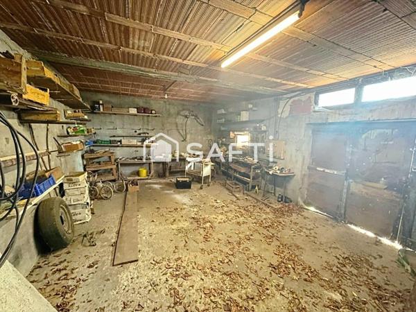 Maison de village avec un sous sol à rénovée