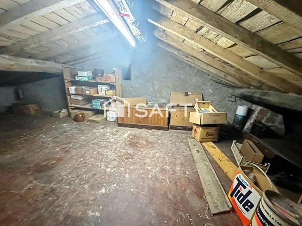 Maison de village avec un sous sol à rénovée